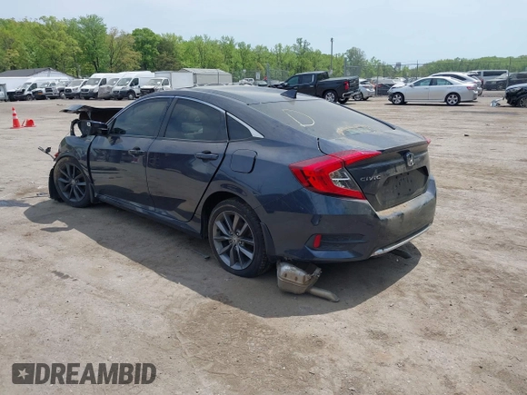 2019 Honda Civic EX z VIN JHMFC1F37KX008758, wystawiony jako IAAI lot #42077196 z przebiegiem Nie podano mil oraz . Historia ofert i sprzedaży dostępna na DreamBid. Obrazek 3.