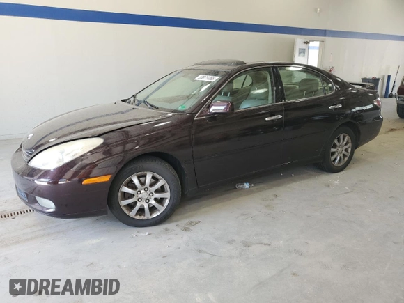 2003 Lexus ES 300 with VIN JTHBF30G030105503, listed as a Copart auction lot 53875065 with 332,920 mi miles and Salvage Title. Bid and sale history available at DreamBid. Image 1.