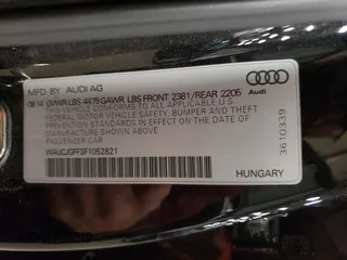 2015 Audi A3 2.0 TDI Premium Plus with VIN WAUCJGFF3F1052821, listed as a Copart auction lot 78913704 with 125,359 mi miles and Salvage Title. Bid and sale history available at carsss.com. Image 12.