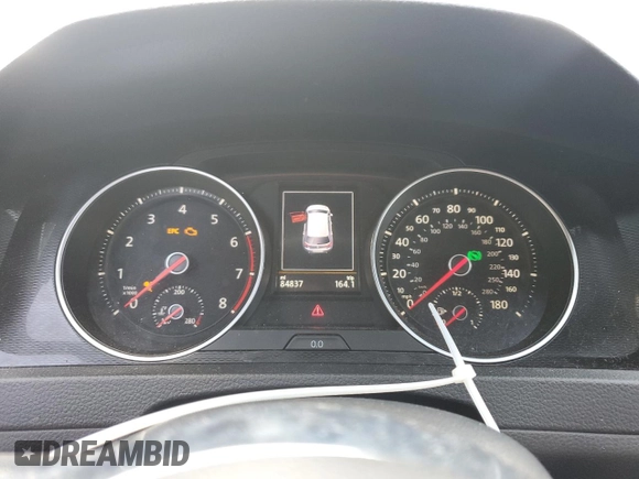 2015 Volkswagen Golf GTI Autobahn with VIN 3VW4T7AU4FM087553, listed as a Copart auction lot 58760824 with 84,837 mi miles and Salvage Title. Bid and sale history available at carsss.com. Image 9.