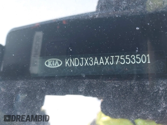 2018 Kia Soul ! with VIN KNDJX3AAXJ7553501, listed as a IAAI auction lot 42066745 with 157,299 mi miles. Bid and sale history available at carsss.com. Image 9.
