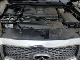 2021 Infiniti QX80 SENSORY with VIN JN8AZ2BC1M9476079, listed as a Copart auction lot 45186345 with 60,368 mi miles and Salvage Title. Bid and sale history available at carsss.com. Image 12.