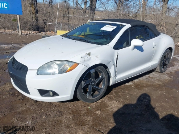 2012 Mitsubishi Eclipse GS Sport with VIN 4A37L2EF9CE002834, listed as a IAAI auction lot 41448349 with 182,023 mi miles. Bid and sale history available at carsss.com. Image 17.