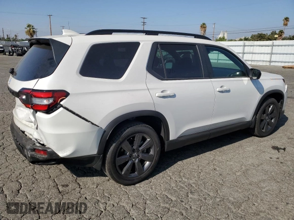 2023 Honda Pilot Sport with VIN 5FNYG2H39PB011275, listed as a Copart auction lot 73344844 with 11,792 mi miles and Salvage Title. Bid and sale history available at carsss.com. Image 3.