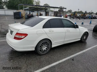2009 Mercedes-Benz C-Class 3.0L Sport with VIN WDDGF54X19R053869, listed as a Copart auction lot 47818665 with 158,588 mi miles and Salvage Title. Bid and sale history available at carsss.com. Image 3.