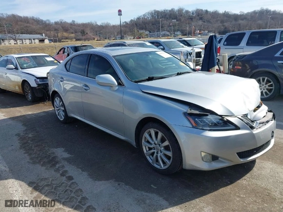 2008 Lexus IS 250 with VIN JTHCK262782023138, listed as a IAAI auction lot 41475156 with 89,718 mi miles. Bid and sale history available at carsss.com. Image 1.