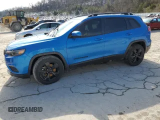 2021 Jeep Cherokee Altitude with VIN 1C4PJMLB7MD137385, listed as a Copart auction lot 45909505 with 0 mi miles and Salvage Title. Bid and sale history available at carsss.com. Image 1.