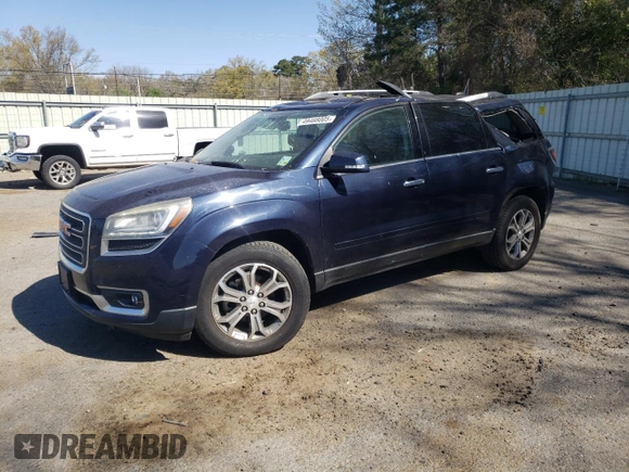 2016 GMC Acadia SLT with VIN 1GKKRRKD7GJ144754, listed as a Copart auction lot 49468005 with 134,498 mi miles and Salvage Title. Bid and sale history available at carsss.com. Image 1.