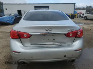 2014 Infiniti Q50 with VIN JN1BV7AP0EM688292, listed as a Copart auction lot 44427385 with 174,233 mi miles and Salvage title. Bid and sale history available at DreamBid. Image 6.