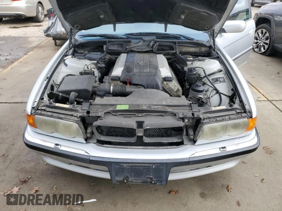 2000 BMW 7 Series 740iL with VIN WBAGH8340YDP13647, listed as a Copart auction lot 85348514 with 0 mi miles and Clean Title. Bid and sale history available at carsss.com. Image 11.