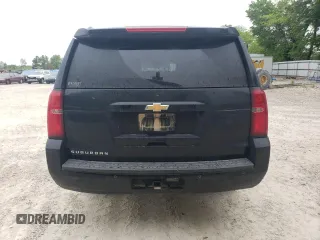 2018 Chevrolet Suburban LT with VIN 1GNSCHKC8JR331662, listed as a Copart auction lot 55561545 with 164,213 mi miles and Salvage title. Bid and sale history available at DreamBid. Image 6.