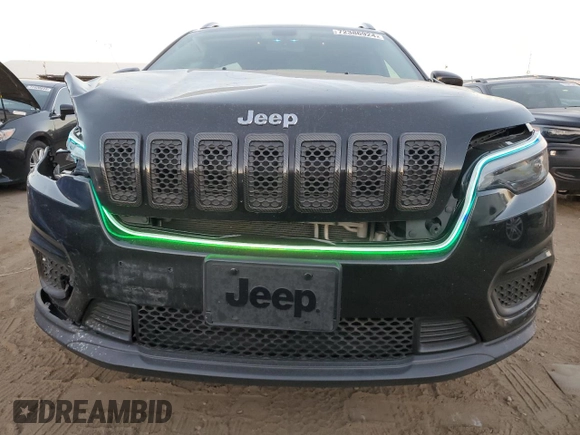 2020 Jeep Cherokee Latitude with VIN 1C4PJMCB0LD650492, listed as a Copart auction lot 72386924 with 73,498 mi miles and Salvage Title. Bid and sale history available at carsss.com. Image 5.