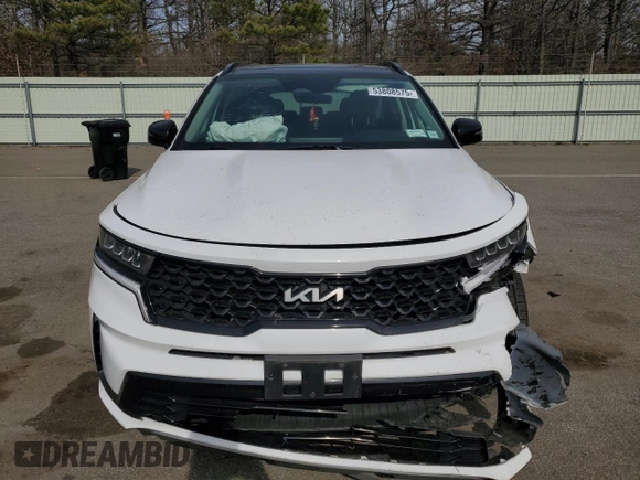 2022 Kia Sorento S with VIN 5XYRL4LC8NG092973, listed as a Copart auction lot 53808575 with 77,848 mi miles and Salvage title. Bid and sale history available at DreamBid. Image 5.