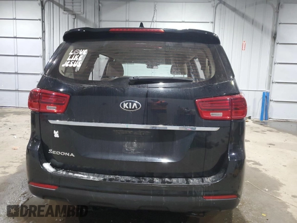 2019 Kia Sedona L with VIN KNDMA5C14K6509492, listed as a Copart auction lot 88331765 with 64,875 mi miles and Salvage Title. Bid and sale history available at carsss.com. Image 6.