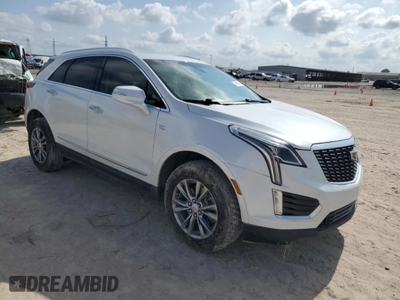 2021 Cadillac XT5 FWD Premium Luxury z VIN 1GYKNCR48MZ136597, wystawiony jako Copart lot #79694104 z przebiegiem 52 504 mil mil oraz Szkoda całkowita • Salvage title. Historia ofert i sprzedaży dostępna na DreamBid. Obrazek 4.