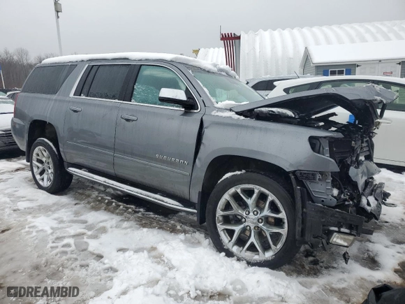 2020 Chevrolet Suburban Premier with VIN 1GNSKJKC4LR169509, listed as a Copart auction lot 44224065 with 118,779 mi miles and Salvage Title. Bid and sale history available at carsss.com. Image 4.