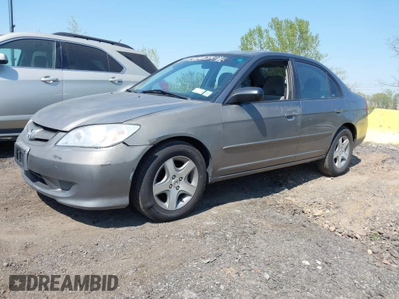2004 Honda Civic EX with VIN 2HGES26794H628089, listed as a IAAI auction lot 42123916 with 193,409 mi miles and . Bid and sale history available at DreamBid. Image 2.