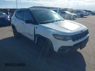 2023 Jeep Compass Trailhawk with VIN 3C4NJDDN0PT566656, listed as a IAAI auction lot 42188776 with 44,451 mi miles and . Bid and sale history available at DreamBid. Image 1.