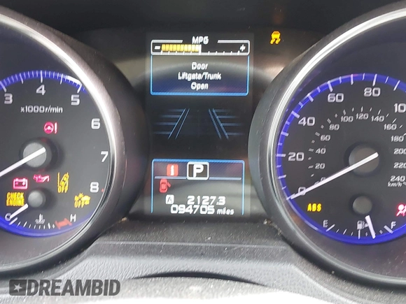 2015 Subaru Legacy Premium with VIN 4S3BNAF68F3027577, listed as a IAAI auction lot 42050077 with 94,705 mi miles and . Bid and sale history available at DreamBid. Image 7.