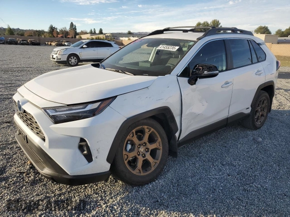 2023 Toyota RAV4 Hybrid XLE with VIN 2T3UWRFV2PW175511, listed as a Copart auction lot 41455235 with 17,378 mi miles and Salvage Title. Bid and sale history available at carsss.com. Image 1.
