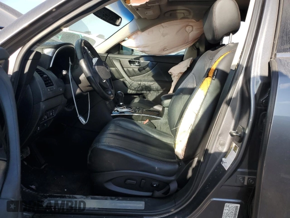 2016 Infiniti QX70 with VIN JN8CS1MU1GM671954, listed as a Copart auction lot 52719215 with Not Provided miles and Salvage Title. Bid and sale history available at DreamBid. Image 7.