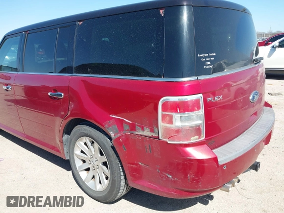 2009 Ford Flex SEL with VIN 2FMDK52C89BA77688, listed as a IAAI auction lot 41763979 with 196,989 mi miles. Bid and sale history available at carsss.com. Image 12.