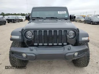 2023 Jeep Wrangler Sport S with VIN 1C4HJXDG6PW695690, listed as a Copart auction lot 45729705 with 1,584 mi miles and Salvage Title. Bid and sale history available at DreamBid. Image 5.