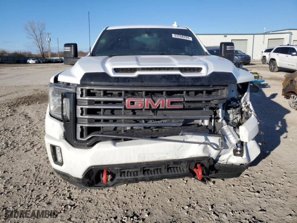 2021 GMC Sierra 2500HD AT4 with VIN 1GT49PEY1MF317254, listed as a Copart auction lot 83268294 with 34,668 mi miles and Salvage Title. Bid and sale history available at carsss.com. Image 5.