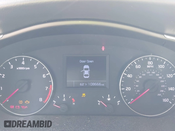 2014 Kia Cadenza Premium with VIN KNALN4D7XE5159404, listed as a IAAI auction lot 41811236 with 108,666 mi miles. Bid and sale history available at carsss.com. Image 7.