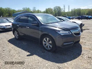 2016 Acura MDX w/Advance with VIN 5FRYD4H97GB009385, listed as a Copart auction lot 52037985 with 148,682 mi miles and Salvage Title. Bid and sale history available at carsss.com. Image 4.