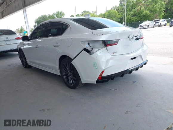 2019 Acura ILX Premium with VIN 19UDE2F86KA005696, listed as a IAAI auction lot 42490959 with 75,668 mi miles and . Bid and sale history available at DreamBid. Image 3.
