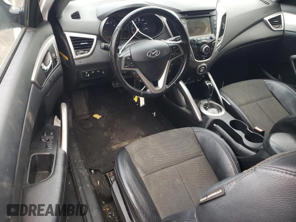 2013 Hyundai Veloster w/Gray Int с VIN KMHTC6AD3DU164555, выставлен на аукционе Copart как лот 54487605 с пробегом 146 134 миль миль и Списание • Salvage title. История ставок и продаж доступна на DreamBid. Изображение 8.
