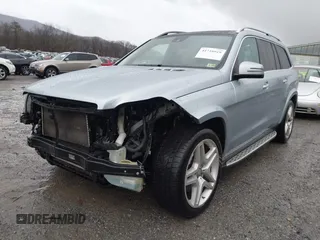 2016 Mercedes-Benz GL with VIN 4JGDF7DE3GA655476, listed as a IAAI auction lot 41710919 with 164,831 mi miles. Bid and sale history available at carsss.com. Image 6.