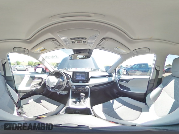 2022 Toyota RAV4 XLE with VIN 2T3P1RFV6NC280031, listed as a Copart auction lot 61268205 with 8,348 mi miles and Salvage title. Bid and sale history available at DreamBid. Image 16.