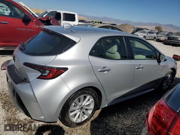 2023 Toyota Corolla Hatchback SE with VIN JTND4MBE7P3197470, listed as a Copart auction lot 73983194 with 22,785 mi miles and Salvage Title. Bid and sale history available at carsss.com. Image 3.