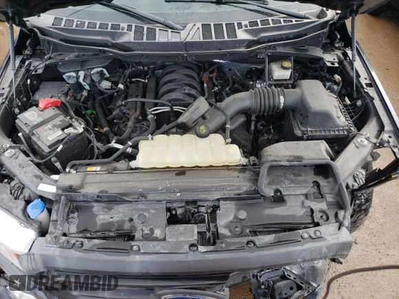 2022 Ford F-150 XL with VIN 1FTMF1E58NKE24645, listed as a Copart auction lot 42051515 with 43,429 mi miles and Salvage Title. Bid and sale history available at DreamBid. Image 11.