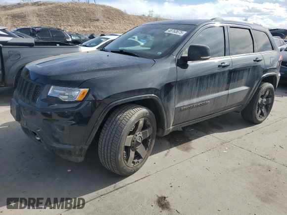 2014 Jeep Grand Cherokee Overland with VIN 1C4RJFCT2EC106002, listed as a Copart auction lot 48763675 with 143,011 mi miles and Salvage Title. Bid and sale history available at DreamBid. Image 1.