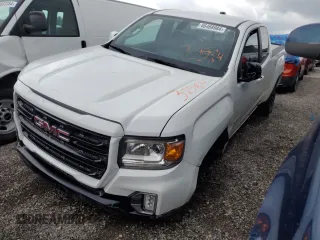 2022 GMC Canyon 2WD SLE with VIN 1GTH5CEA4N1325842, listed as a Copart auction lot 66468984 with 24,731 mi miles and Salvage Title. Bid and sale history available at carsss.com. Image 1.