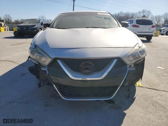 2017 Nissan Maxima SV with VIN 1N4AA6AP2HC445081, listed as a Copart auction lot 43559775 with 128,601 mi miles and Salvage Title. Bid and sale history available at carsss.com. Image 5.