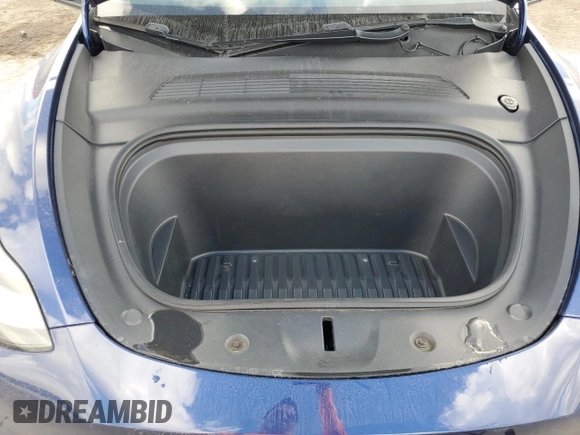 2020 Tesla Model Y Long Range with VIN 5YJYGDEE7LF038244, listed as a Copart auction lot 44153755 with 53,256 mi miles and Salvage Title. Bid and sale history available at DreamBid. Image 12.