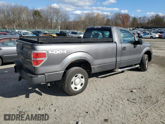 2009 Ford F-150 XL with VIN 1FTRF14W89KC90791, listed as a Copart auction lot 79266024 with 66,335 mi miles and Salvage title. Bid and sale history available at DreamBid. Image 3.