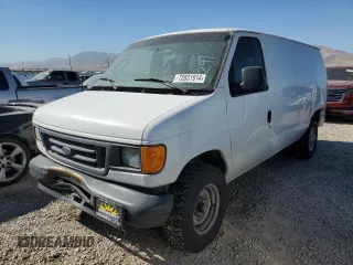 2007 Ford Econoline Cargo Commercial with VIN 1FTNE24L97DA08821, listed as a Copart auction lot 72831914 with 155,039 mi miles and Salvage title. Bid and sale history available at DreamBid. Image 1.