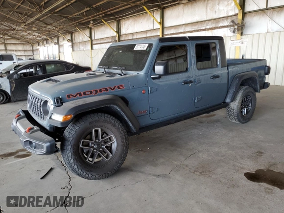2024 Jeep Gladiator Mojave with VIN 1C6JJTEG8RL115148, listed as a Copart auction lot 58774745 with 16,281 mi miles and Salvage title. Bid and sale history available at DreamBid. Image 1.