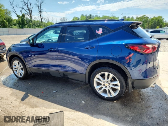 2022 Chevrolet Blazer LT with VIN 3GNKBJRS0NS149559, listed as a Copart auction lot 61374985 with 42,095 mi miles and Salvage title. Bid and sale history available at DreamBid. Image 2.
