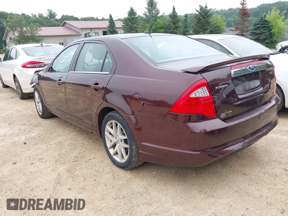 2012 Ford Fusion SEL with VIN 3FAHP0JA1CR144317, listed as a IAAI auction lot 42597920 with 124,277 mi miles and . Bid and sale history available at DreamBid. Image 3.