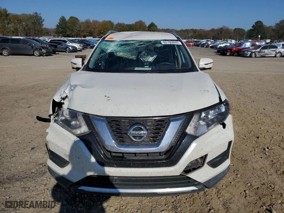 2017 Nissan Rogue SV with VIN KNMAT2MV9HP513716, listed as a Copart auction lot 82706844 with 92,628 mi miles and Non Repairable. Bid and sale history available at carsss.com. Image 5.