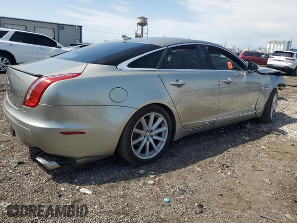 2013 Jaguar XJ with VIN SAJWA1C75D8V50969, listed as a Copart auction lot 53834985 with Not Provided miles and Salvage Title. Bid and sale history available at DreamBid. Image 3.