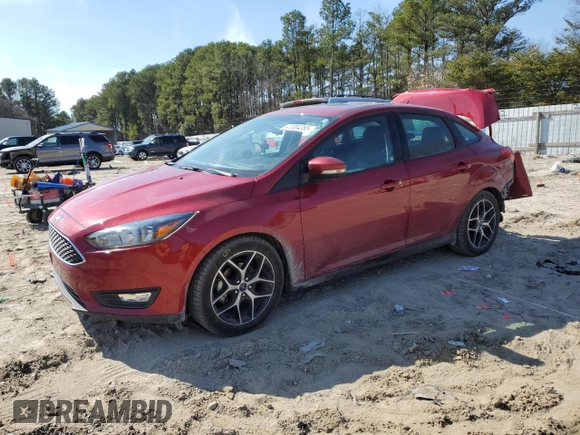 2017 Ford Focus SEL with VIN 1FADP3H29HL221679, listed as a Copart auction lot 47004285 with 73,779 mi miles and Salvage Title. Bid and sale history available at carsss.com. Image 1.