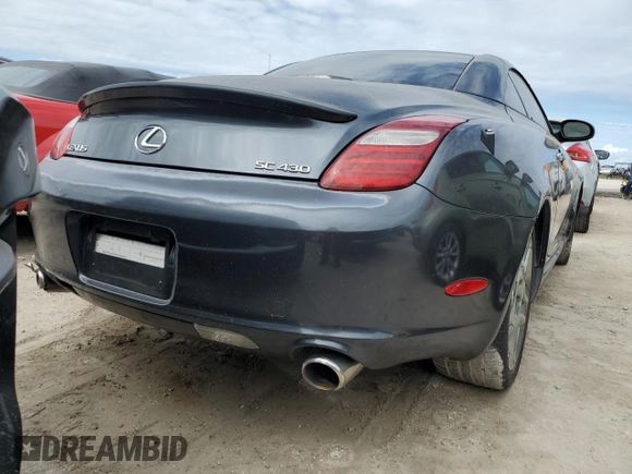 2007 Lexus SC 430 with VIN JTHFN45Y279014035, listed as a Copart auction lot 75084564 with Not Provided miles and Salvage Title. Bid and sale history available at DreamBid. Image 6.