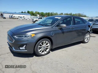 2020 Ford Fusion Titanium with VIN 3FA6P0SU6LR181556, listed as a Copart auction lot 54700665 with 36,824 mi miles and Salvage title. Bid and sale history available at DreamBid. Image 1.